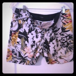 WHBM tropical print shorts